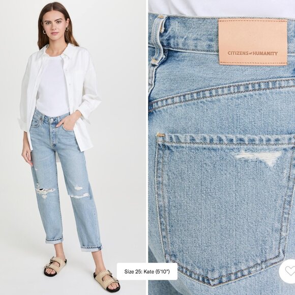 Citizens of Humanity - Dylan Rolled Crop Jeans in Misfit (Light Wash) - Picture 14 of 14